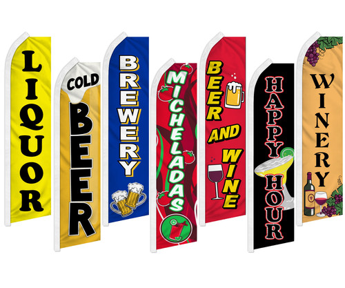 Beer wine swooper feather - wine,